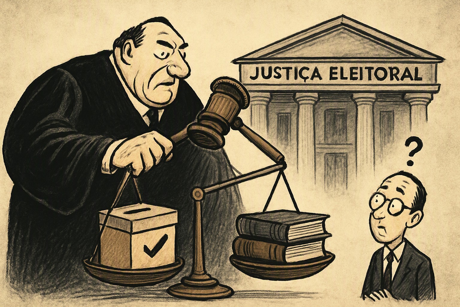 Decisão monocrática sobre candidatura reacende debate sobre limites do poder judiciário no processo eleitoral