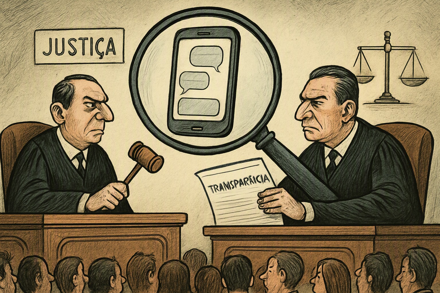 Conflito entre ministros do STF expõe tensão sobre transparência e imparcialidade no tribunal