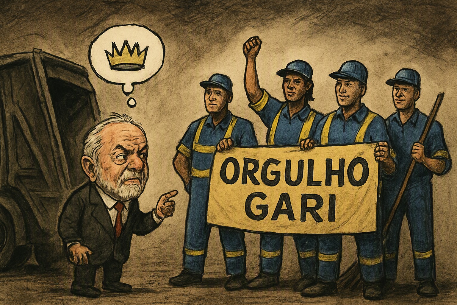 Presidente Lula teria dito que profissão de gari não traz orgulho; trabalhadores e oposição reagem