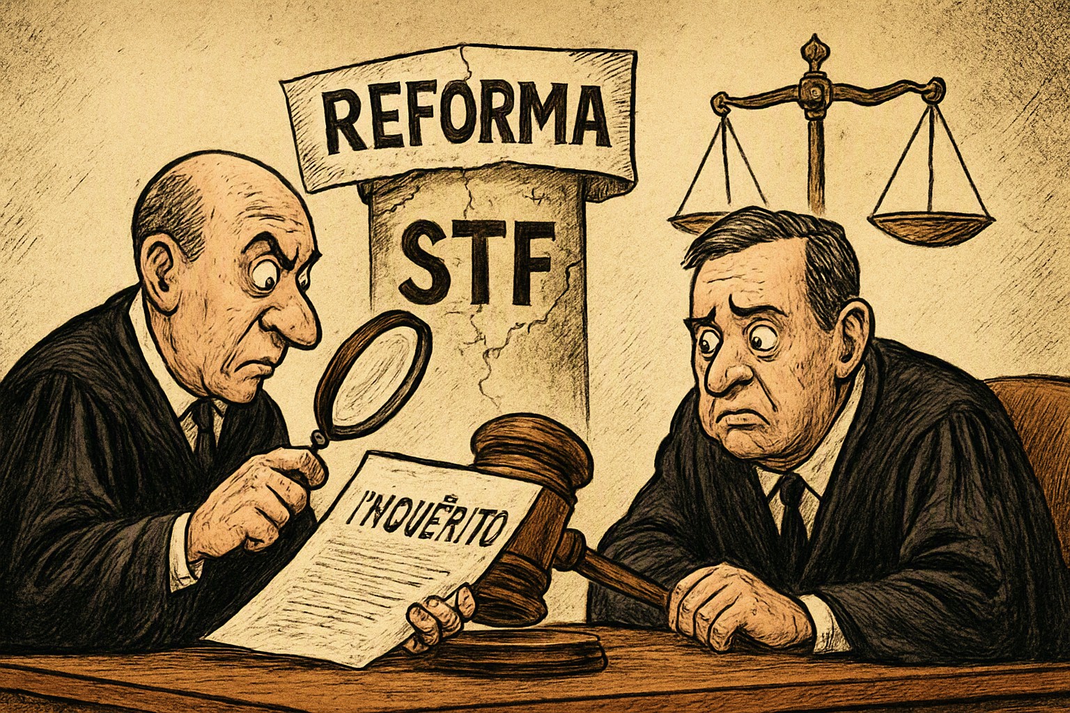 Crise no STF: inquérito sem prazo vira instrumento de acusação entre ministros e expõe fragilidade institucional
